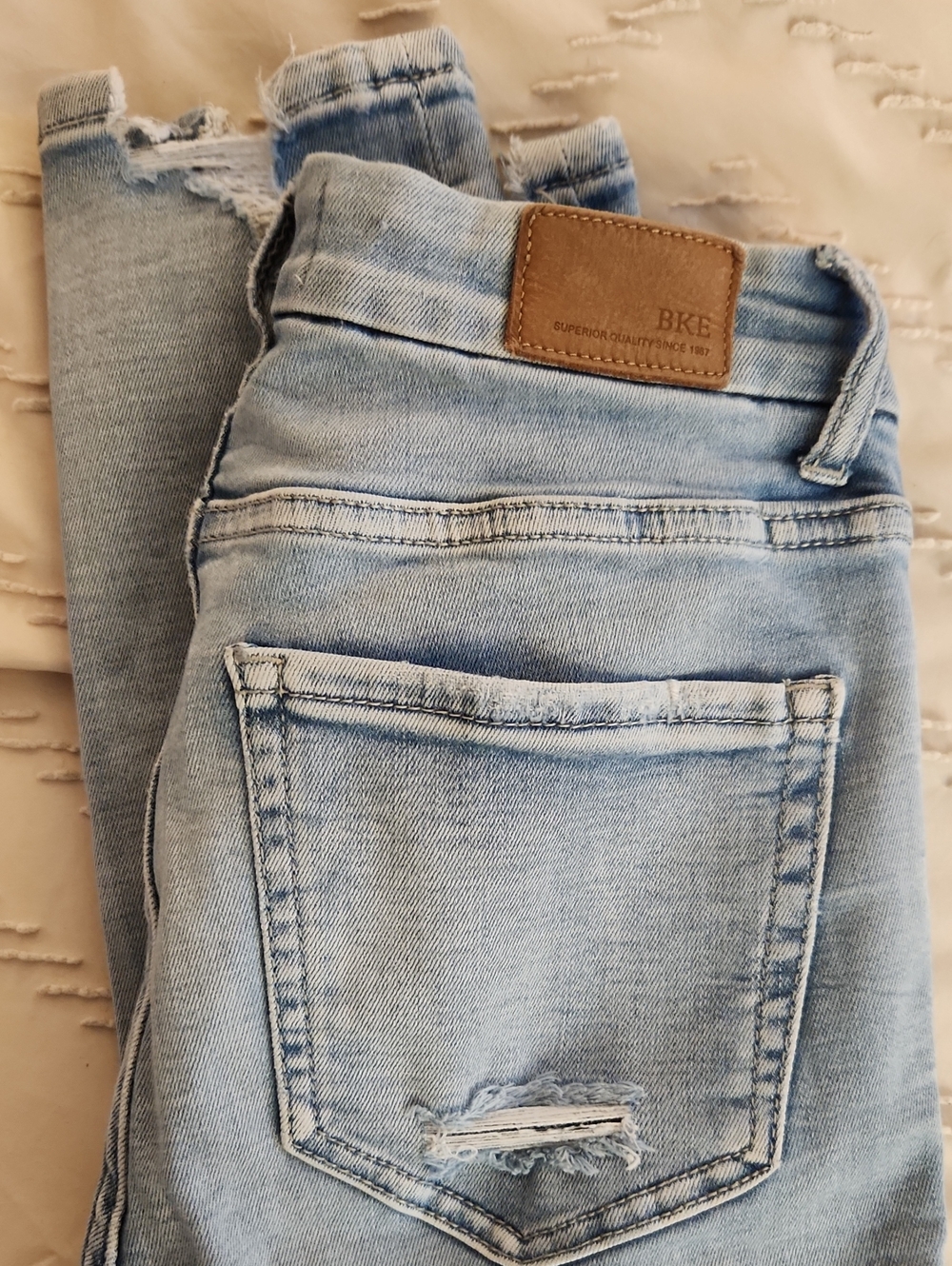BKE Women's Billie Slim fit High rise Ankle Skinny Jeans